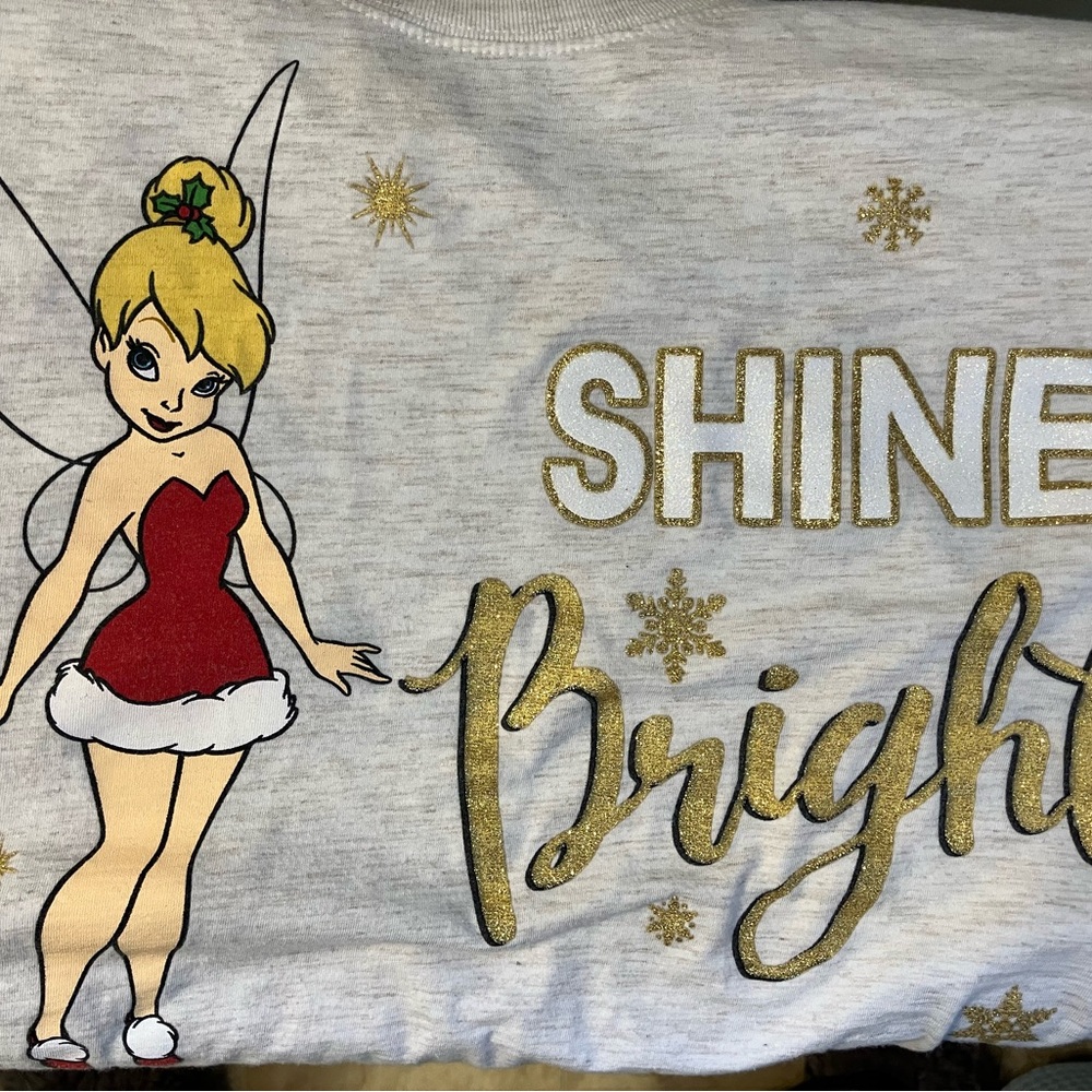 Disney Plus Size Tinkerbell Holiday T-shirt